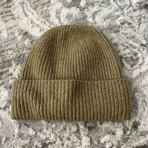 Universal Thread Knit Beanie - Women’s Olive Green Winter Hat - One Size